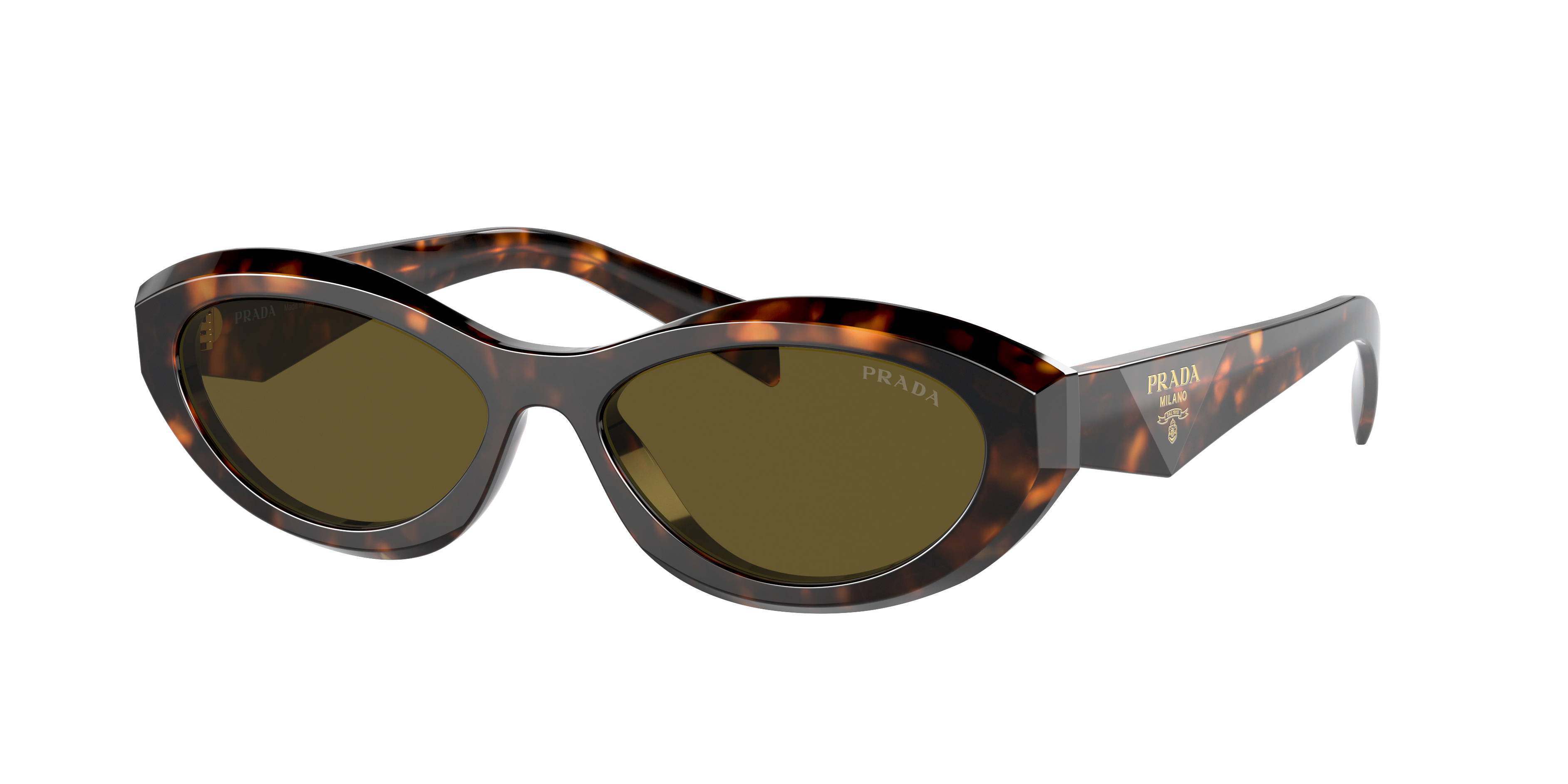 Prada Woman Sunglasses Pr 26zs In Dark Brown