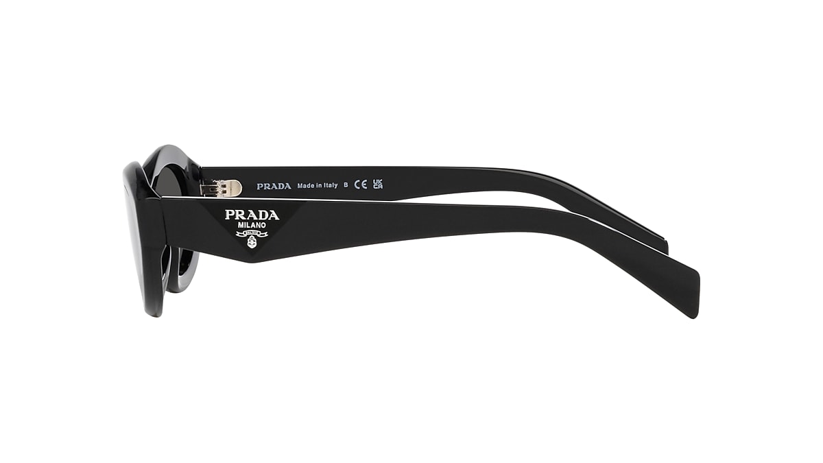 Prada PR 26ZS 55 Dark Grey & Black Sunglasses | Sunglass Hut USA