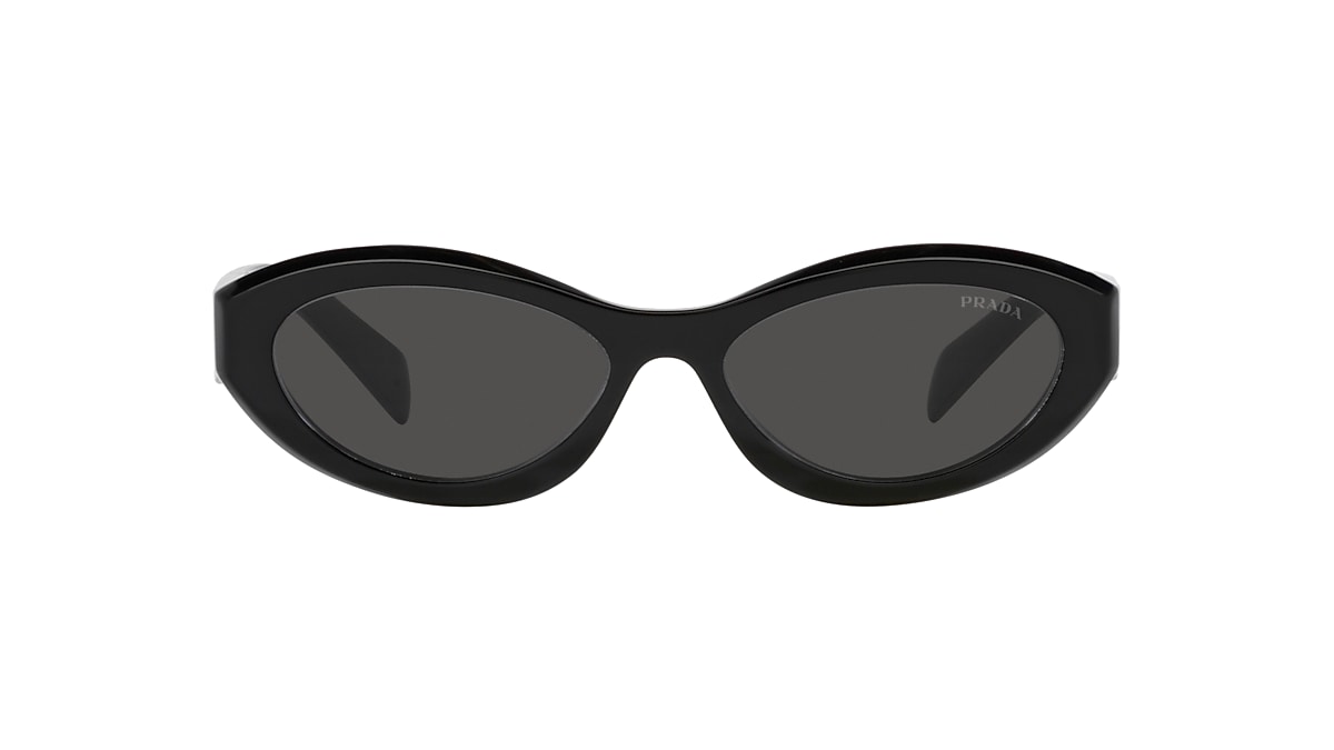 chanel oval sunglasses black and white