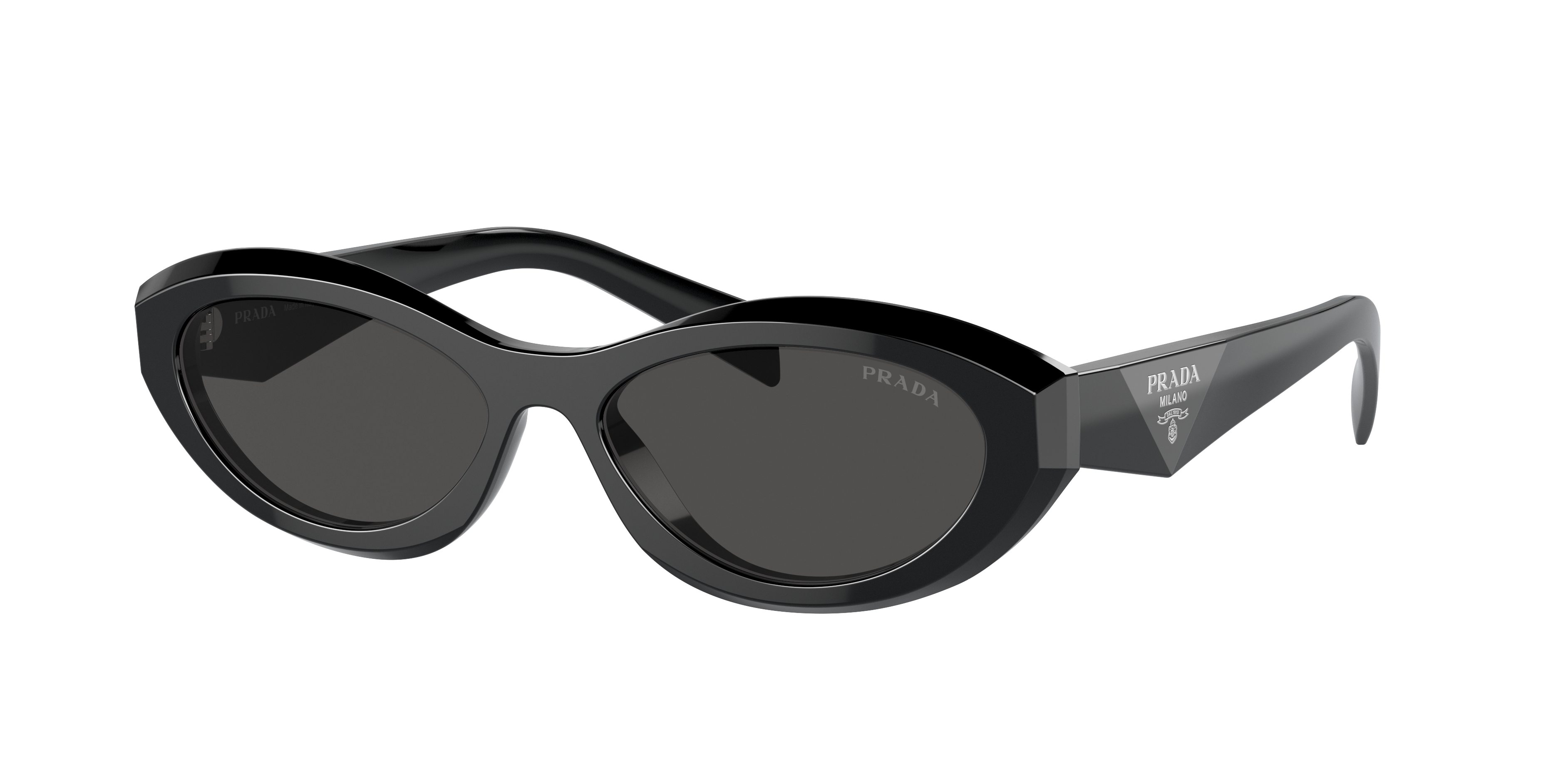 Shop Prada Woman Sunglass Pr 26zsf In Dark Grey