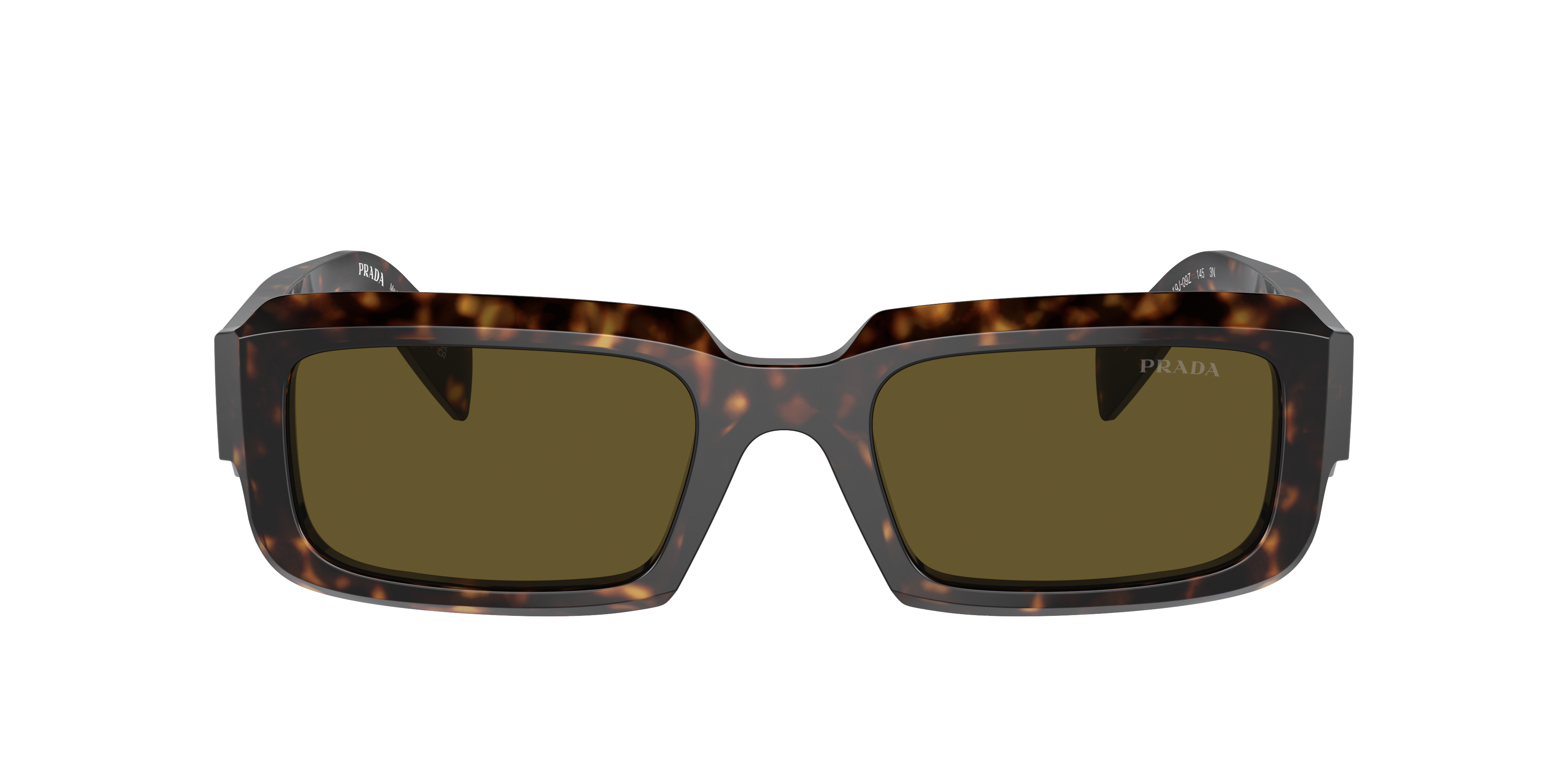 Shop Prada Man Sunglasses Pr 27zs In Dark Brown