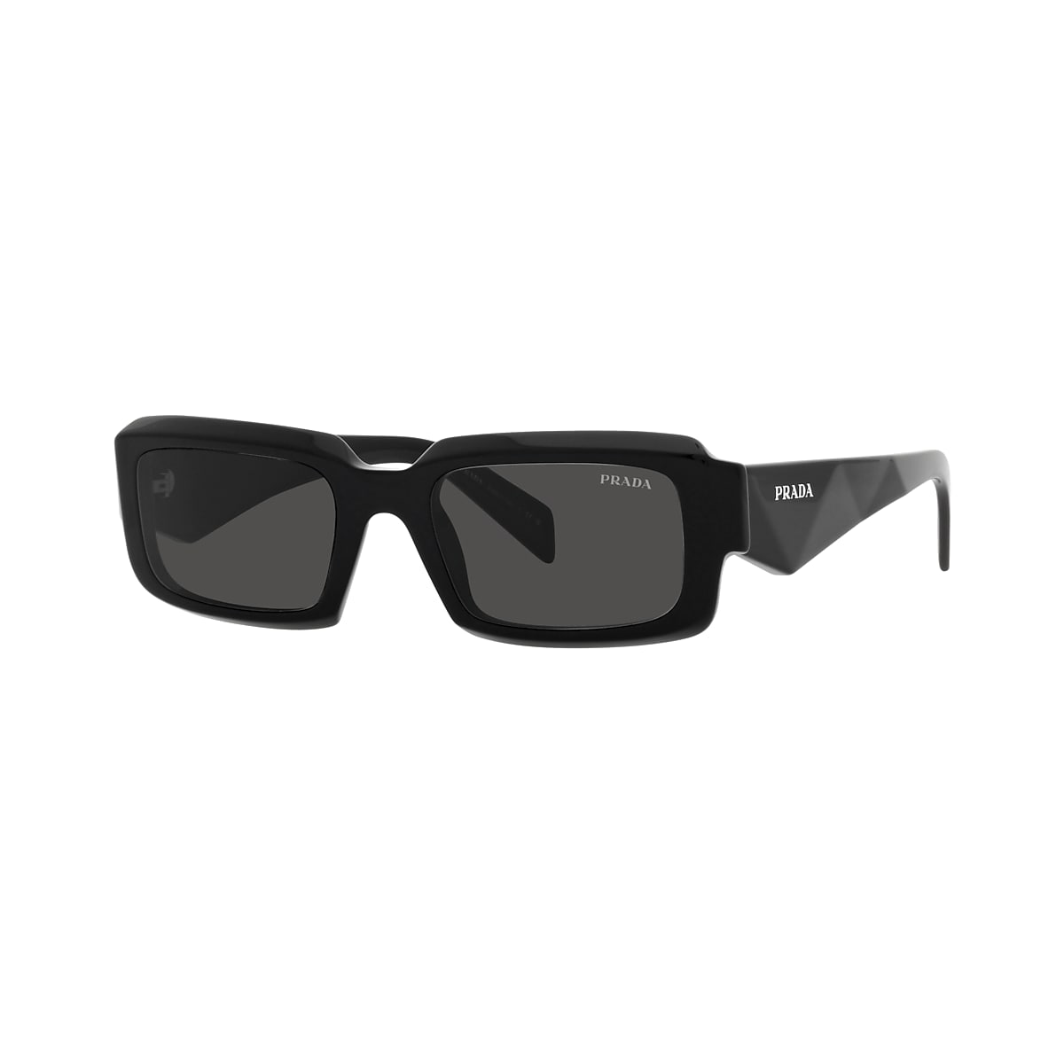 Prada PR 27ZSF L (55 - 19) with Grey lenses and Black frame