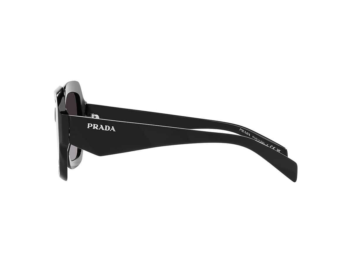 Prada PR 28ZS M (53 - 22) with Grey lenses and Black frame