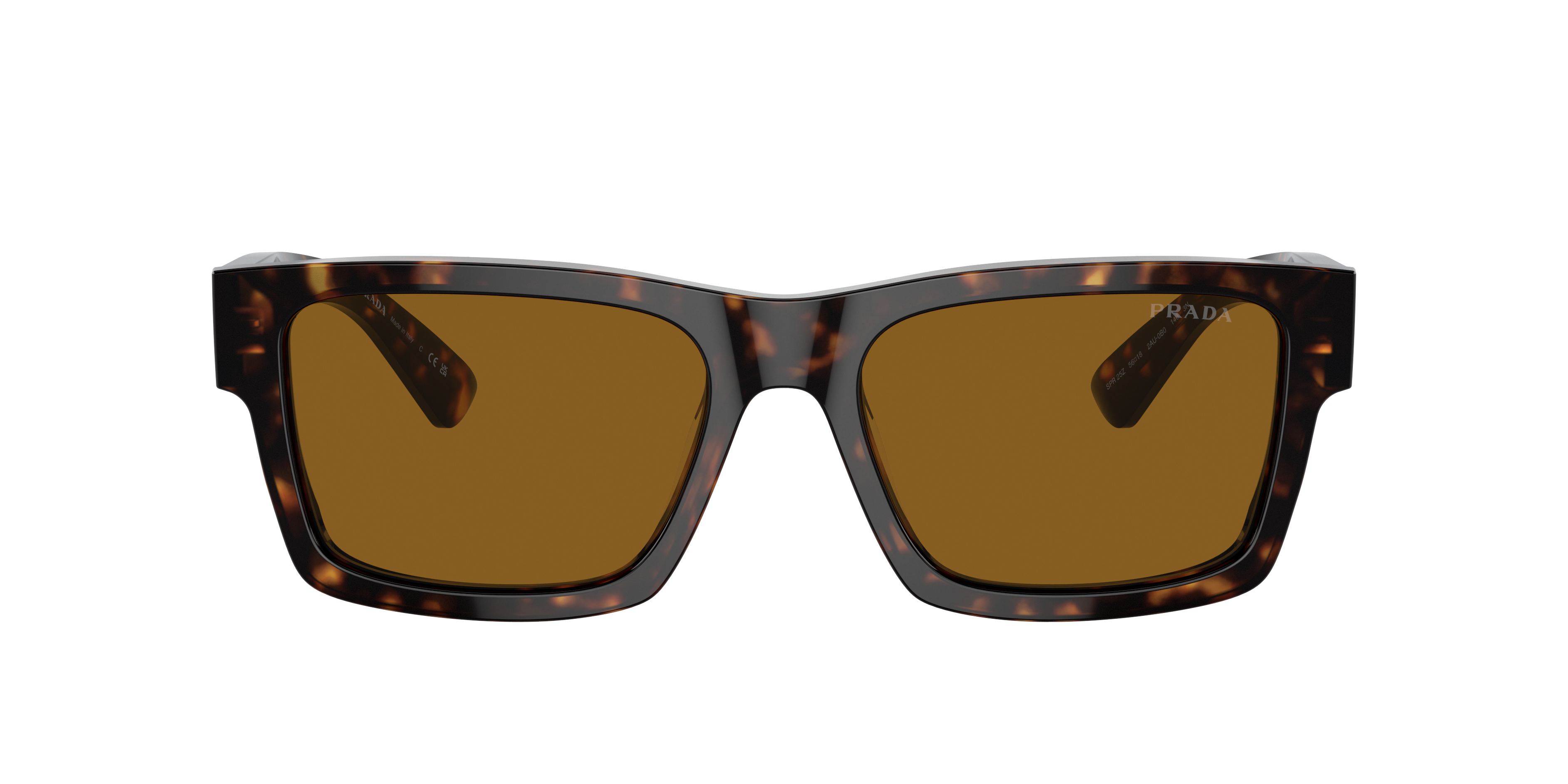 Shop Prada Man Sunglass Pr 25zs In Brown