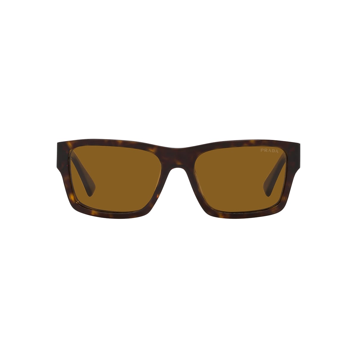 小物 PRADA l frame sunglasses brown Prada PR 24ZS M (56 - 16) with Brown lenses and Tortoise