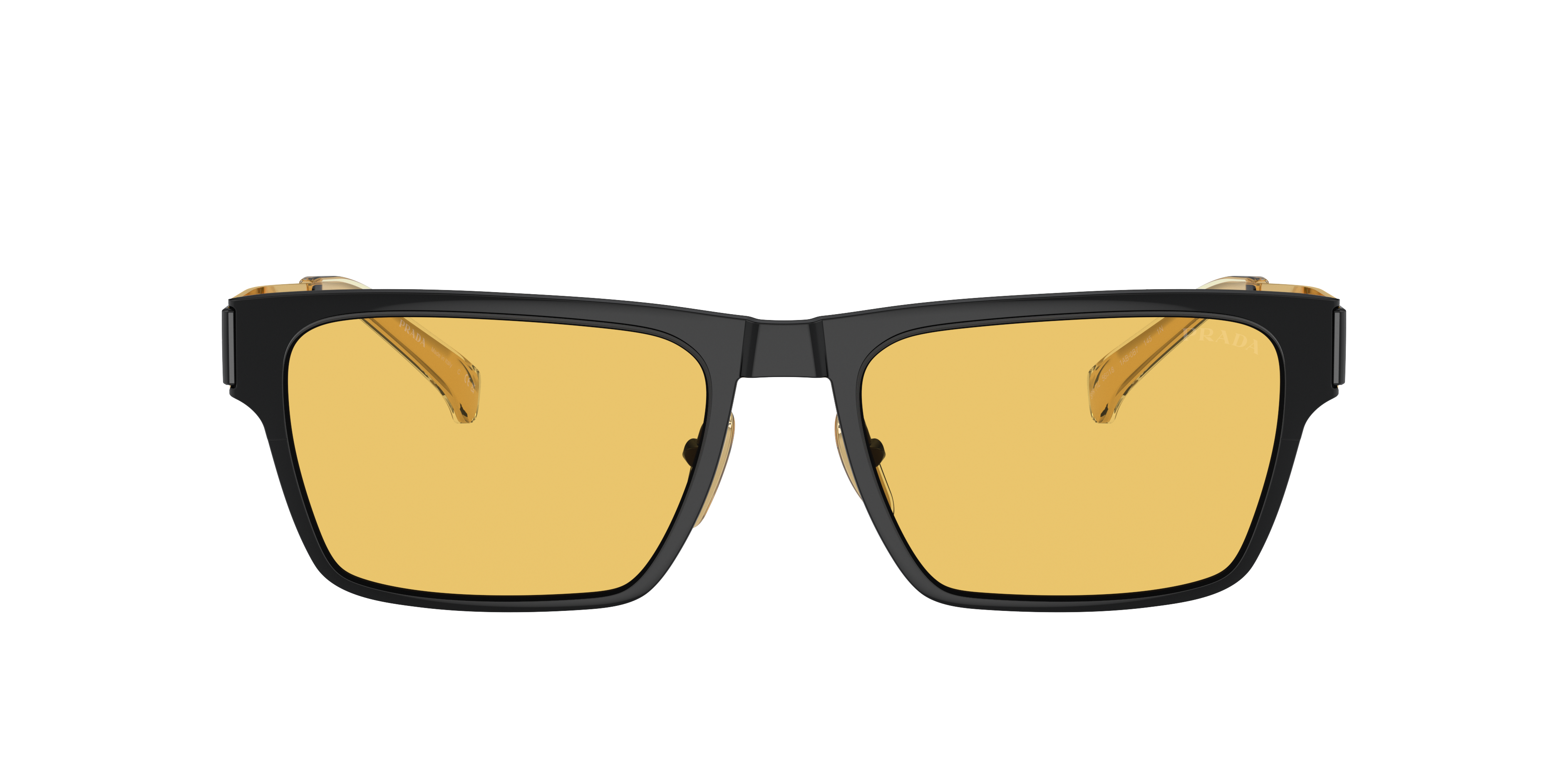 Shop Prada Man Sunglasses Pr 71zs In Yellow