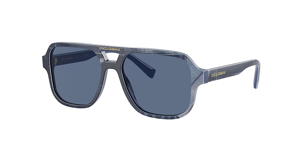 Dolce&Gabbana DX4003 Kids 50 Dark Blue & Denim Sunglasses | Sunglass ...