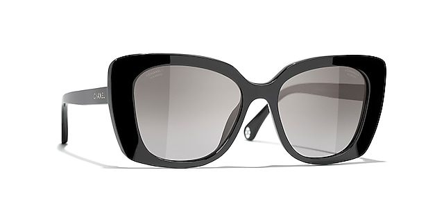 Chanel Rectangle Sunglasses CH5504 53 Light Brown & Dark Beige Sunglasses