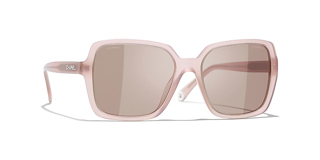 Chanel Square Sunglasses CH5505 54 Purple & Light Pink