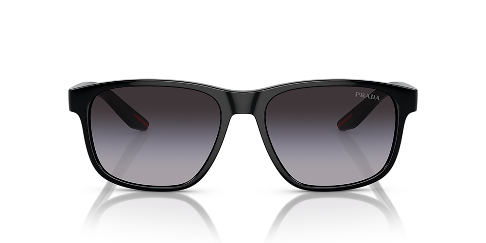 Prada Linea Rossa PS 06YS 56 Grey Gradient Black Sunglasses