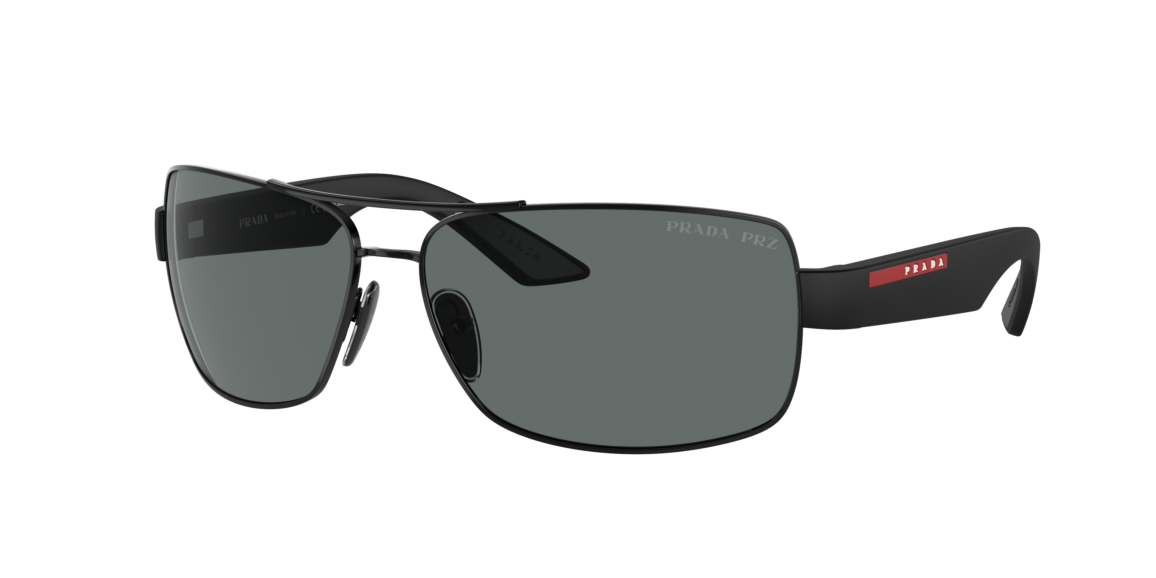 Prada Linea Rossa PS 50ZS 65 Polar Dark Grey Black Polarised