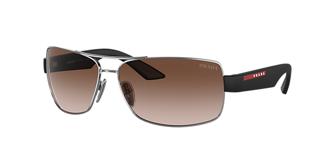 Prada Linea Rossa PS 50ZS 65 Polar Dark Grey & Black Polarised 