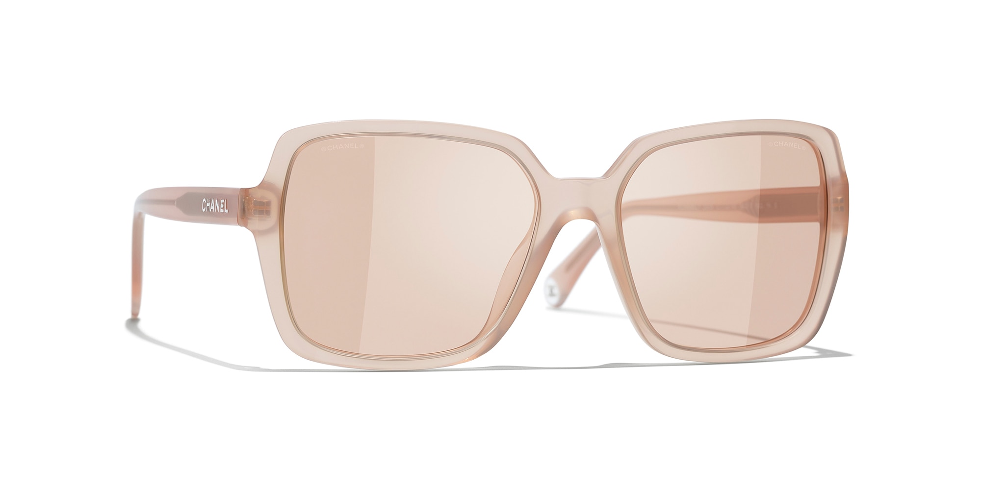 Chanel Square Sunglasses CH5505A 54 Pink  Coral Sunglasses  Sunglass Hut  New Zealand