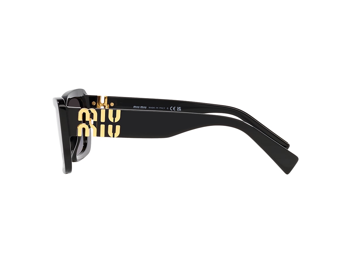 Miu Miu MU 07YS 53 Verlaufstönung Grau & Schwarz Sunglasses  