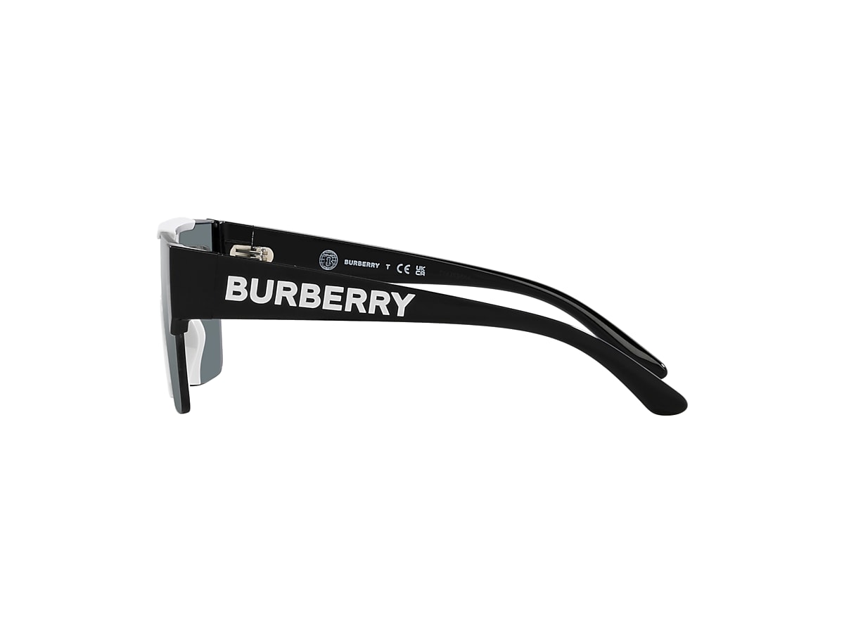 Burberry JB4387 Kids Grey Mirror Black & White Sunglasses  