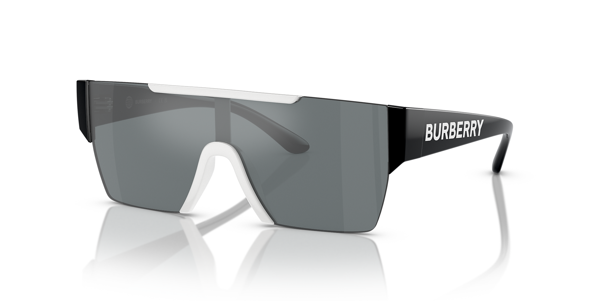 Burberry JB4387 Kids Grey Mirror Black & White Sunglasses Sunglass