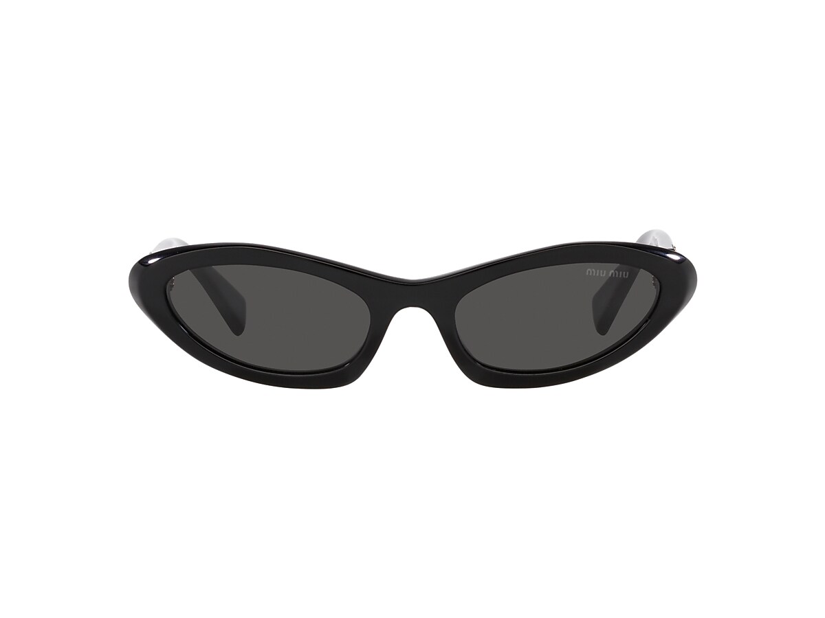 Miu Miu MU 09YS 54 Dunkelgrau & Schwarz Sunglasses | Sunglass Hut 