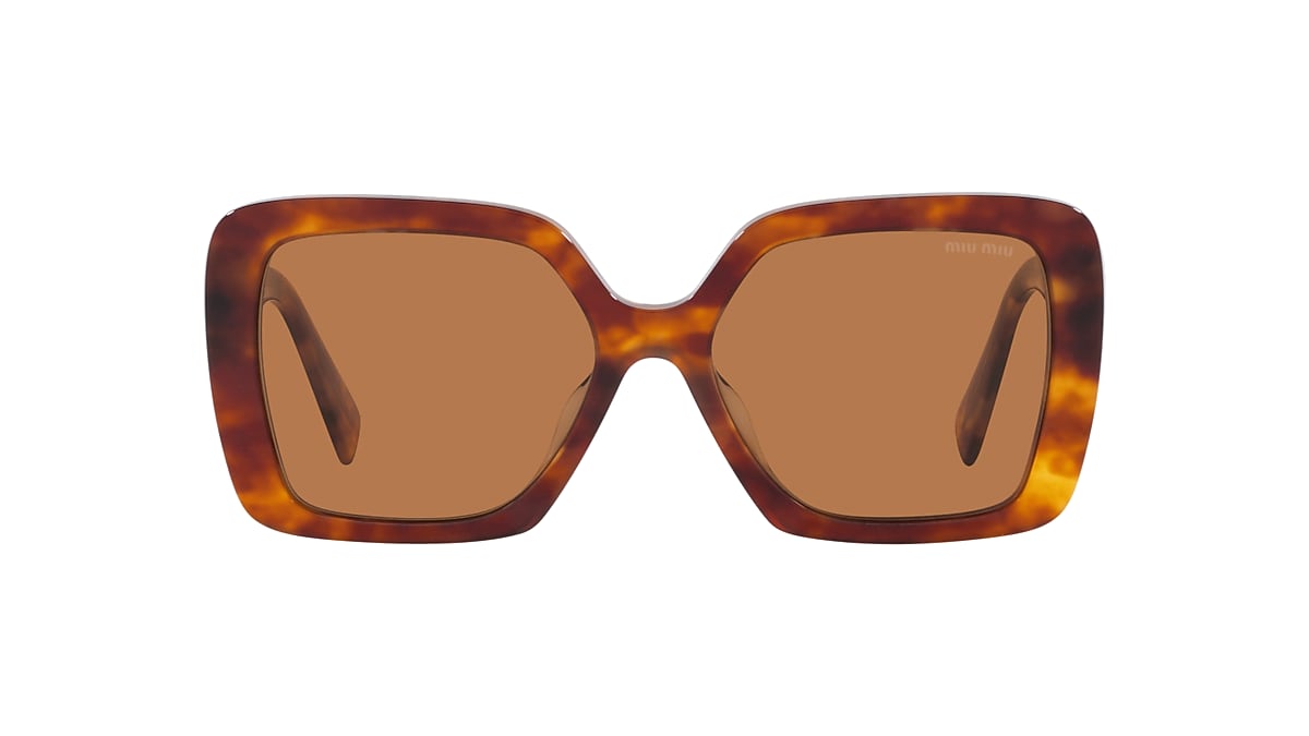 Miu Miu MU 10YS M (56 - 17) with Brown lenses and Tortoise