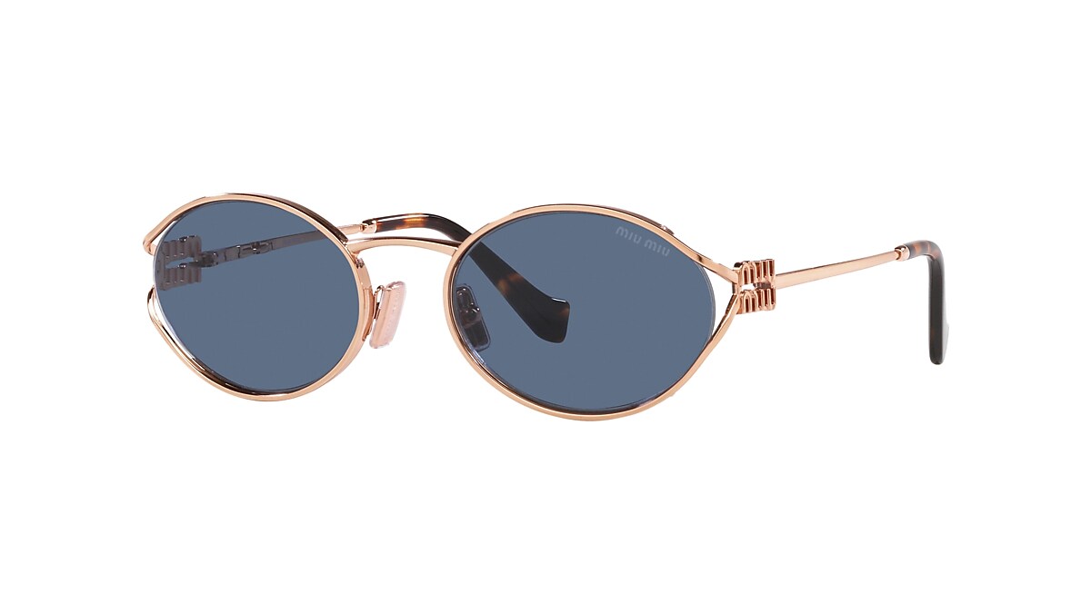 Miu Miu| (5IC096 2F6T F097W) Miu Miu MU 52YS L (54 - 21) with Blue lenses and Pink frame