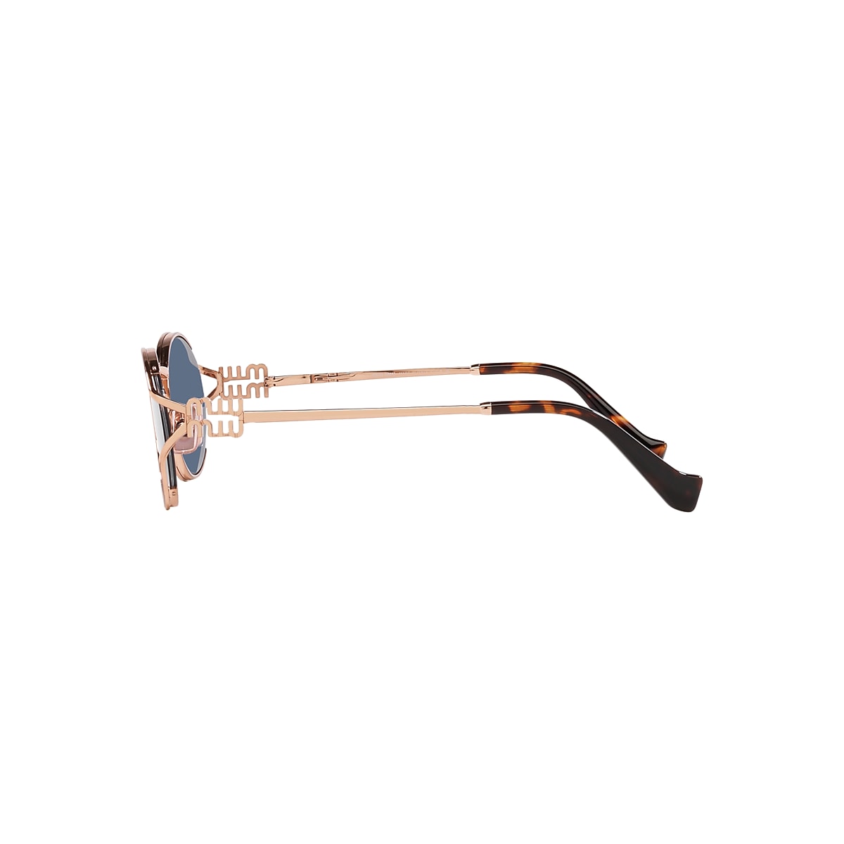 Miu Miu MU 52YS L (54 - 21) with Blue lenses and Pink frame