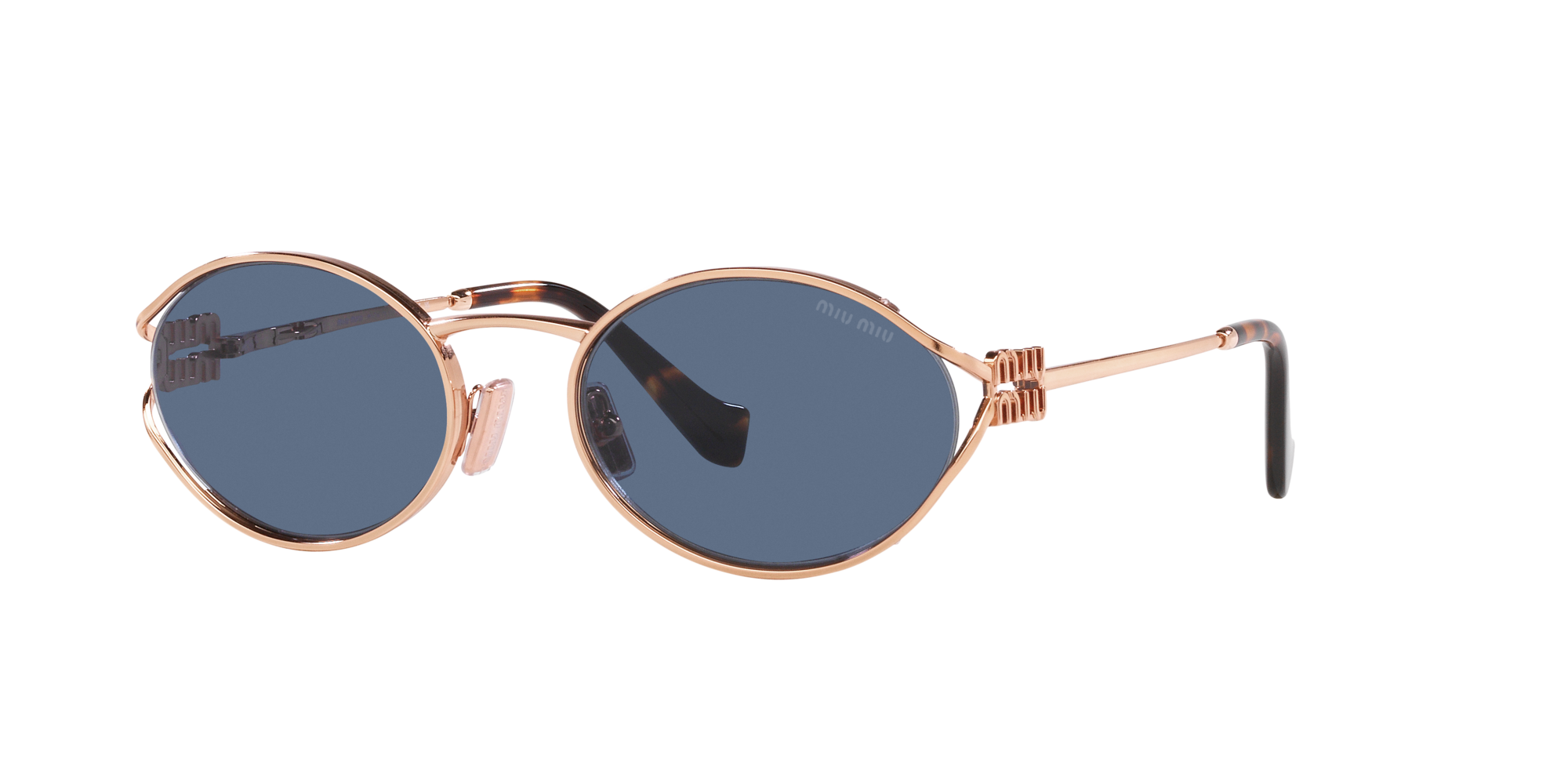 Miu Miu MU 04ZS Sunglasses VAU50D Tortoise