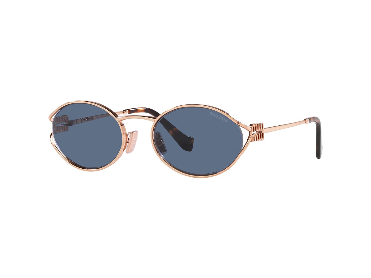 Miu Miu MU 52YS L (54 - 21) with Blue lenses and Pink frame