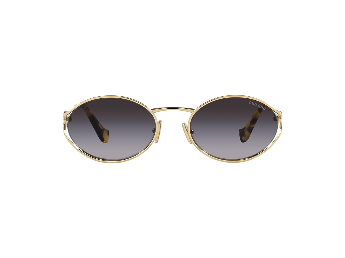 【送料,関税込】MIUMIU サングラス MU52XS Miu Miu MU 52YS L (54 - 21) with Grey lenses and Gold frame