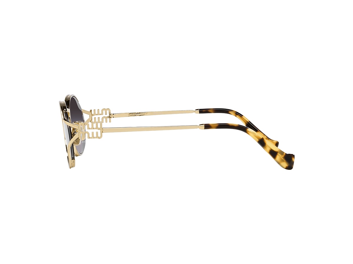 Miu Miu MU 52YS L (54 - 21) with Grey lenses and Gold frame