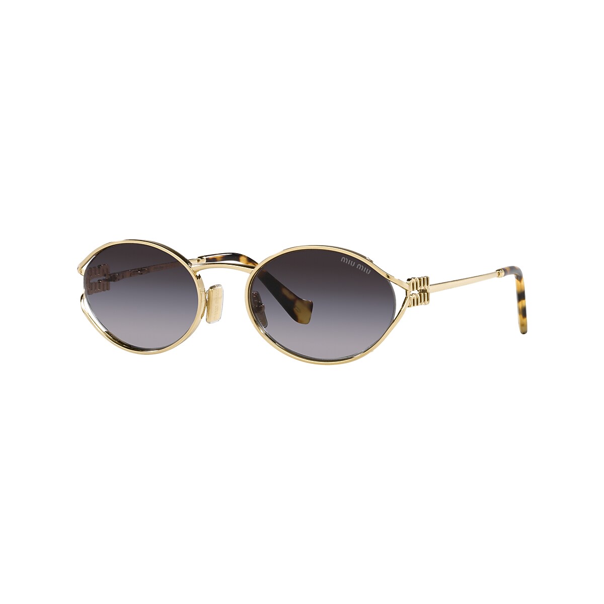 Miu Miu MU 52YS L (54 - 21) with Grey lenses and Gold frame