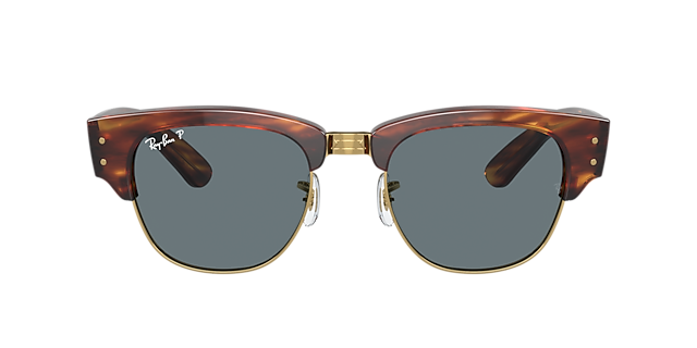Ray-Ban RB0316S Mega Clubmaster 53 Green & Tortoise On Gold 