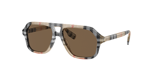 Burberry JB4340 50 Grey Gradient & Red Sunglasses