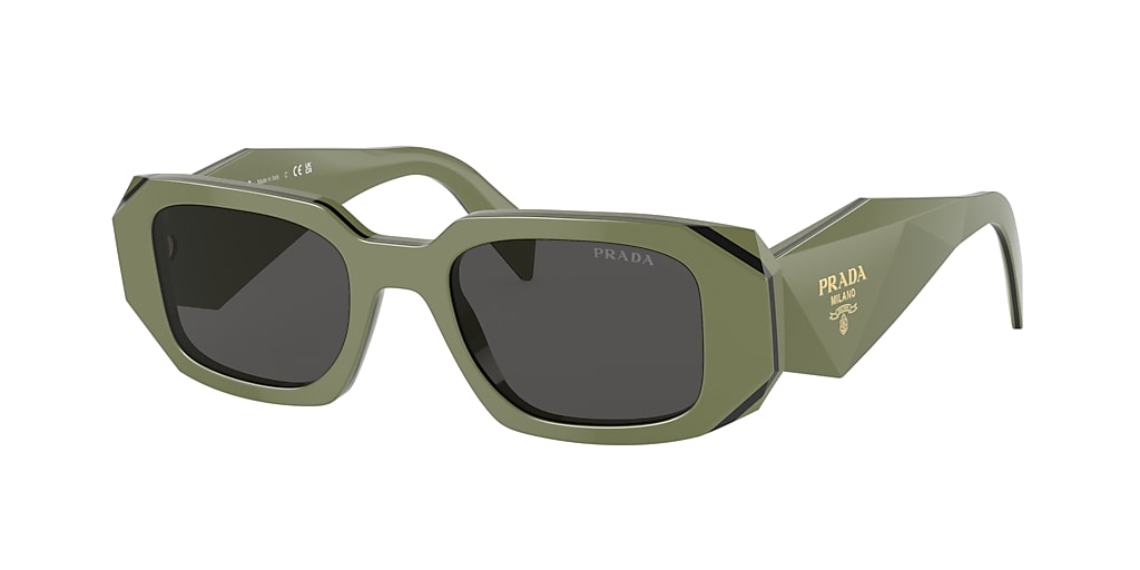 Prada PR 17WS 49 Dark Grey & Sage/Black Sunglasses Sunglass Hut USA