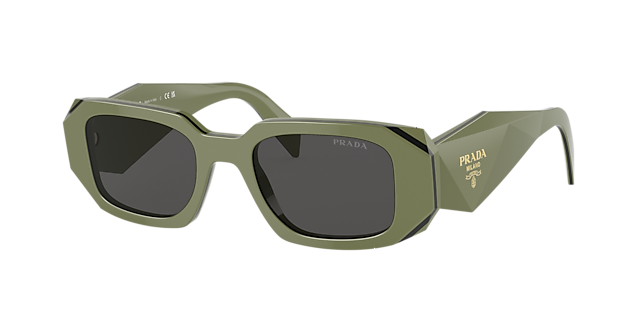Prada PR 17WS 49 Dark Grey & Black Sunglasses | Sunglass Hut USA