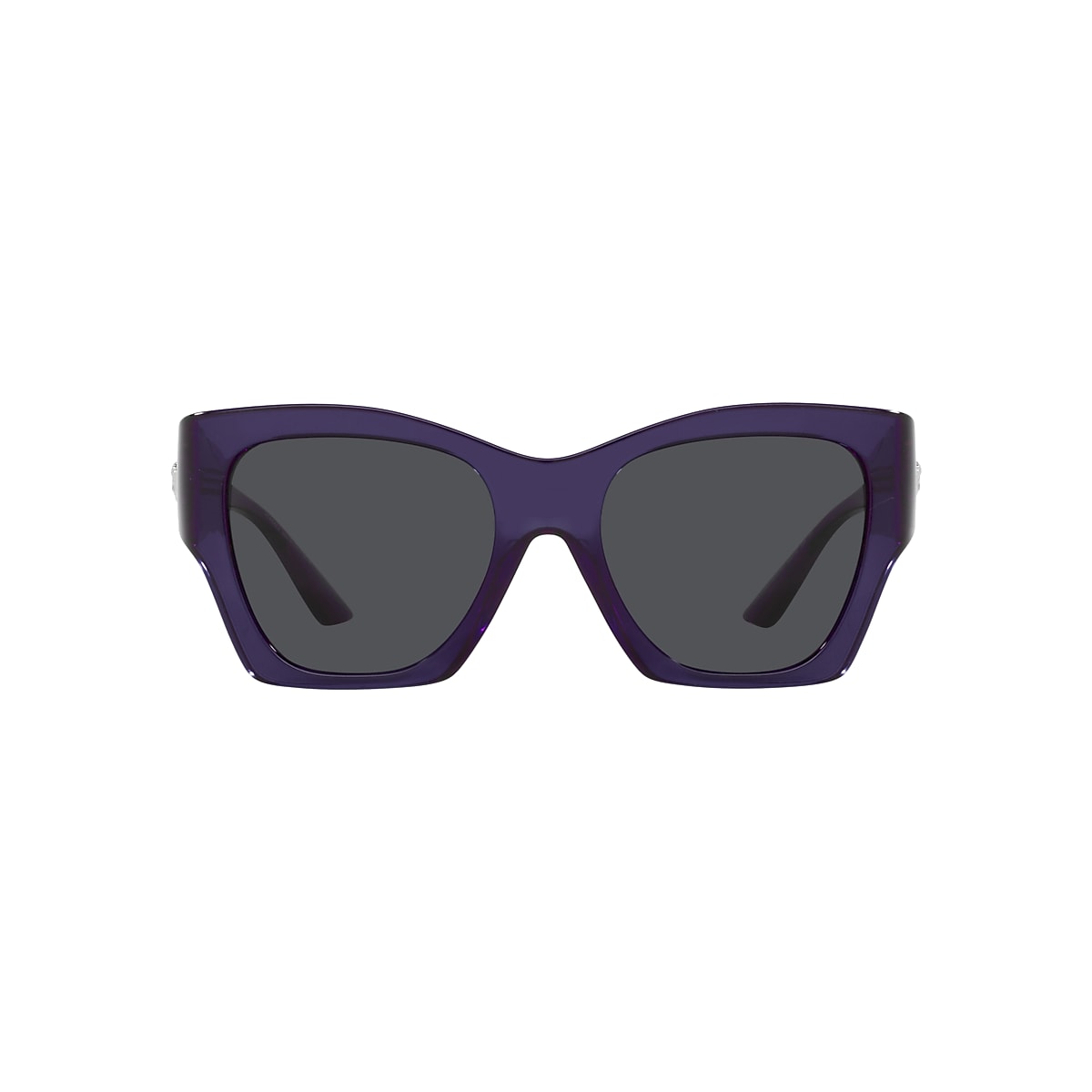 Versace★素敵！Oversized Transparent Violet Sunglasses Amazon.com: Versace Women's Narrow Rectangle Sunglasses