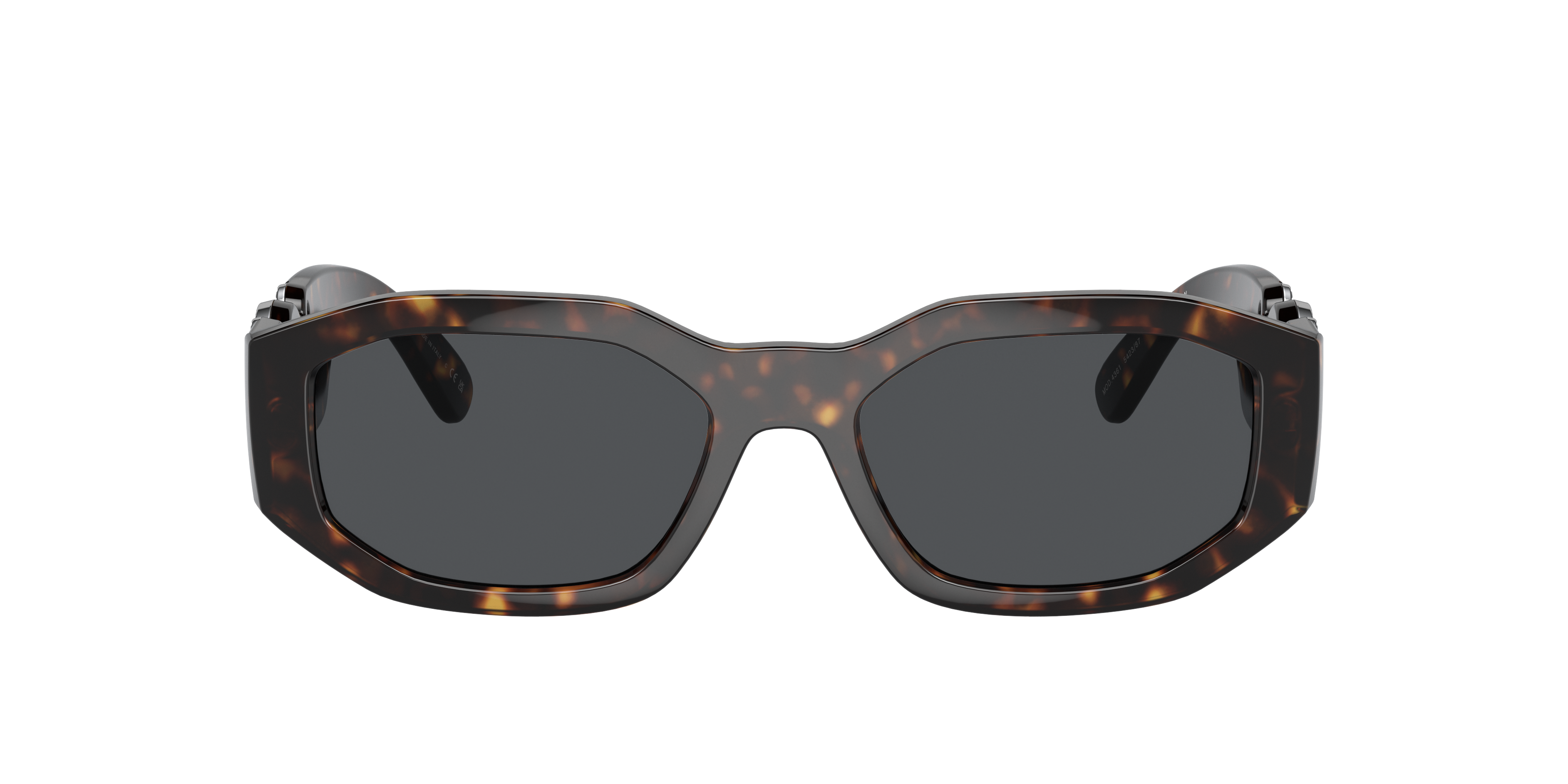 Shop Versace Man Sunglass Ve4361 Biggie In Dark Grey