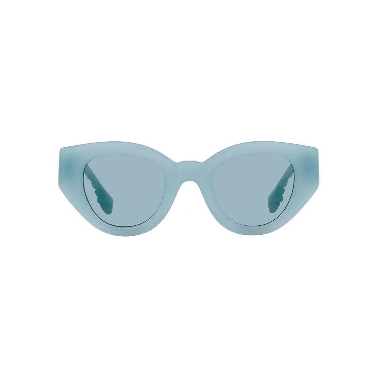 Chunky Monogram Cat-Eye Sunglasses, BLUE