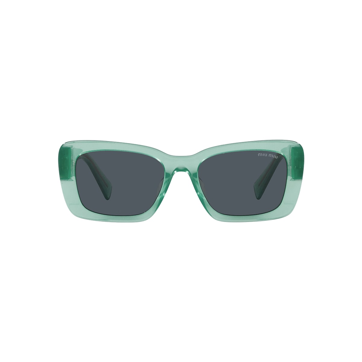 Miu Miu MU 07YS 53 Dark Grey & Opal Anise Sunglasses | Sunglass 