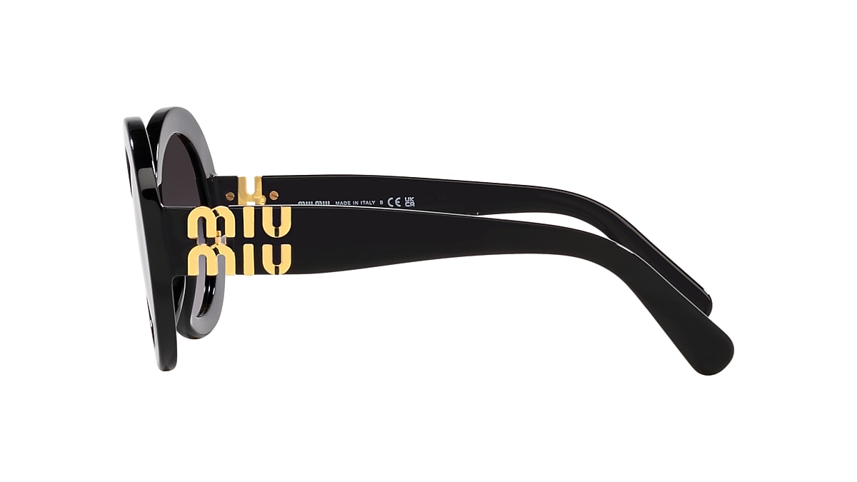 Miu Miu MU 11YS 55 Grey Gradient & Black Sunglasses | Sunglass Hut USA