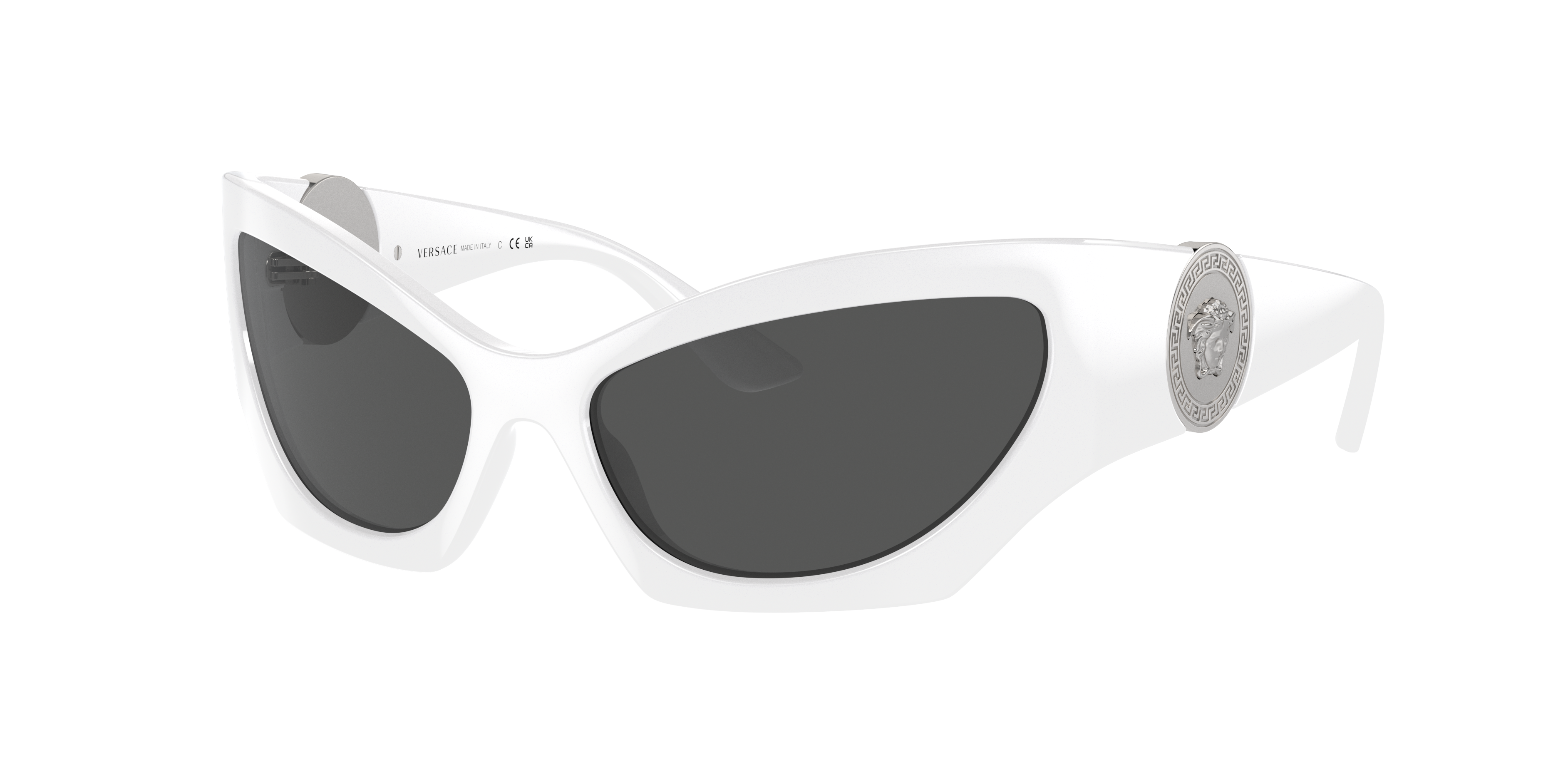 Shop Versace Woman Sunglasses Ve4450 In Dark Grey