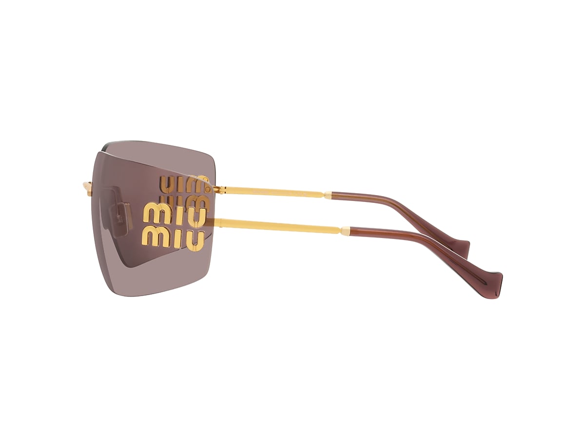 Miu Miu MU 54YS L (80 - 14) with Violet lenses and Gold