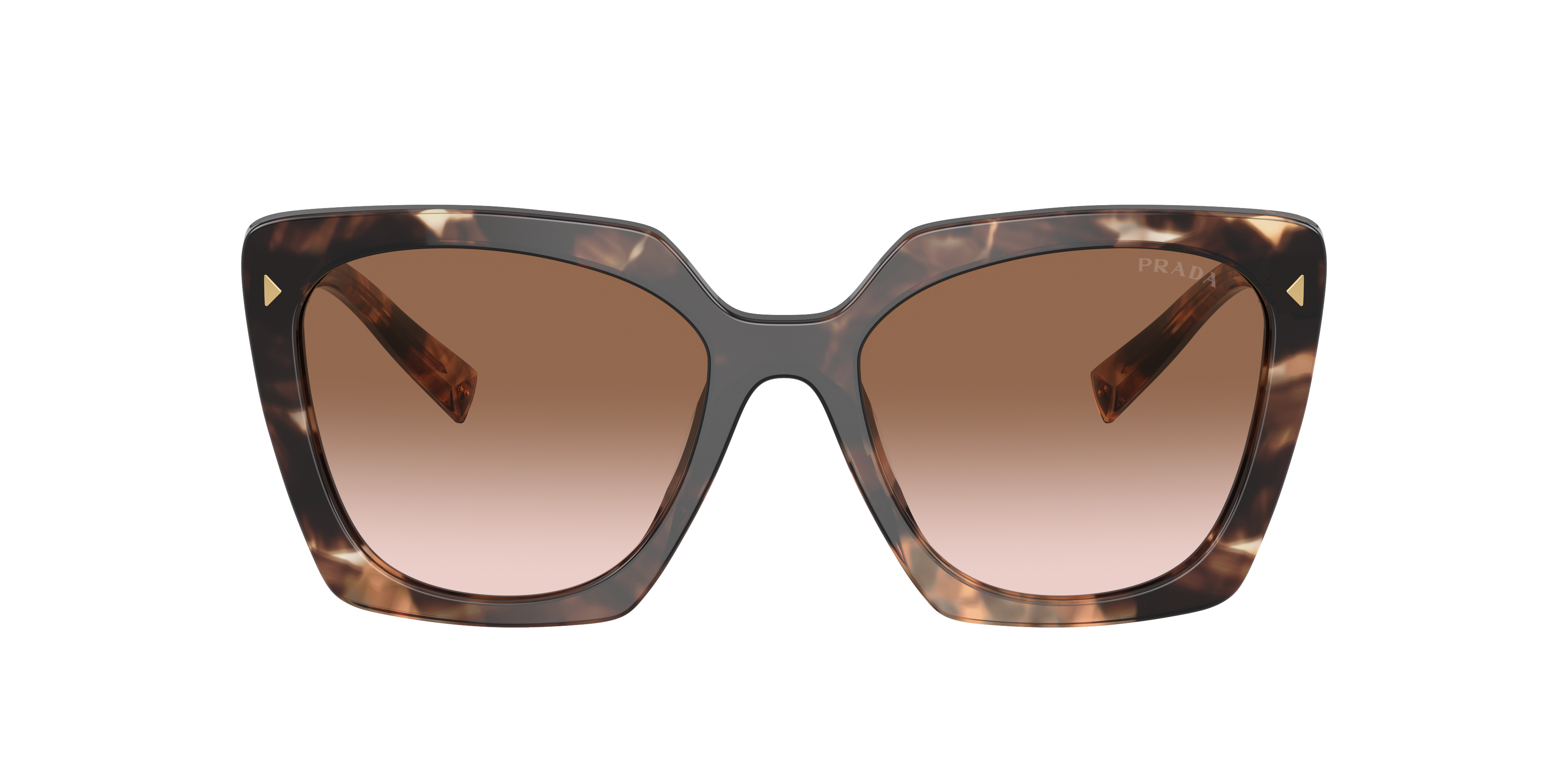 Shop Prada Woman Sunglass Pr 23zs In Brown Gradient