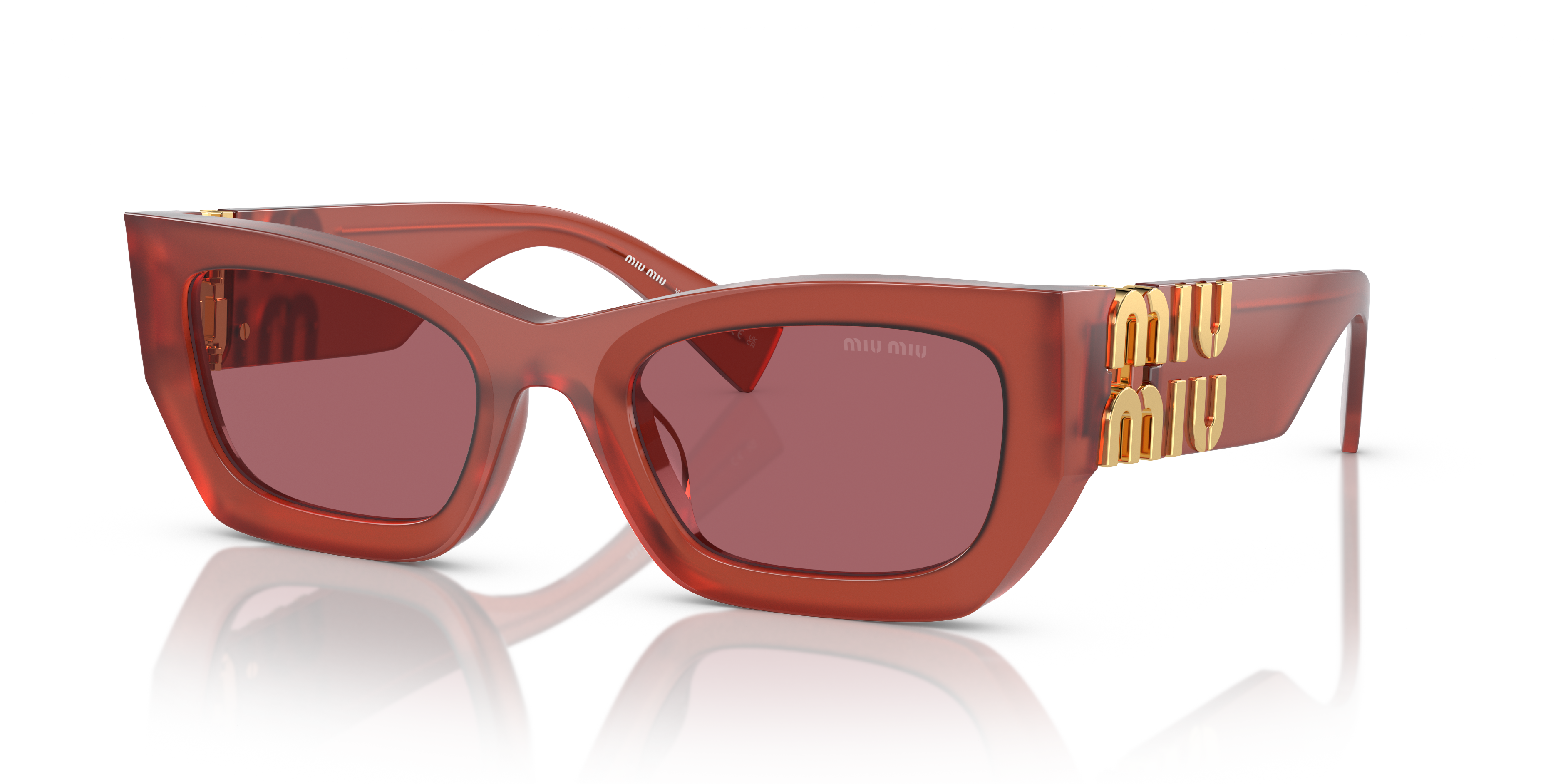 Loden Lenses Miu Miu Logo Sunglasses | Miu Miu