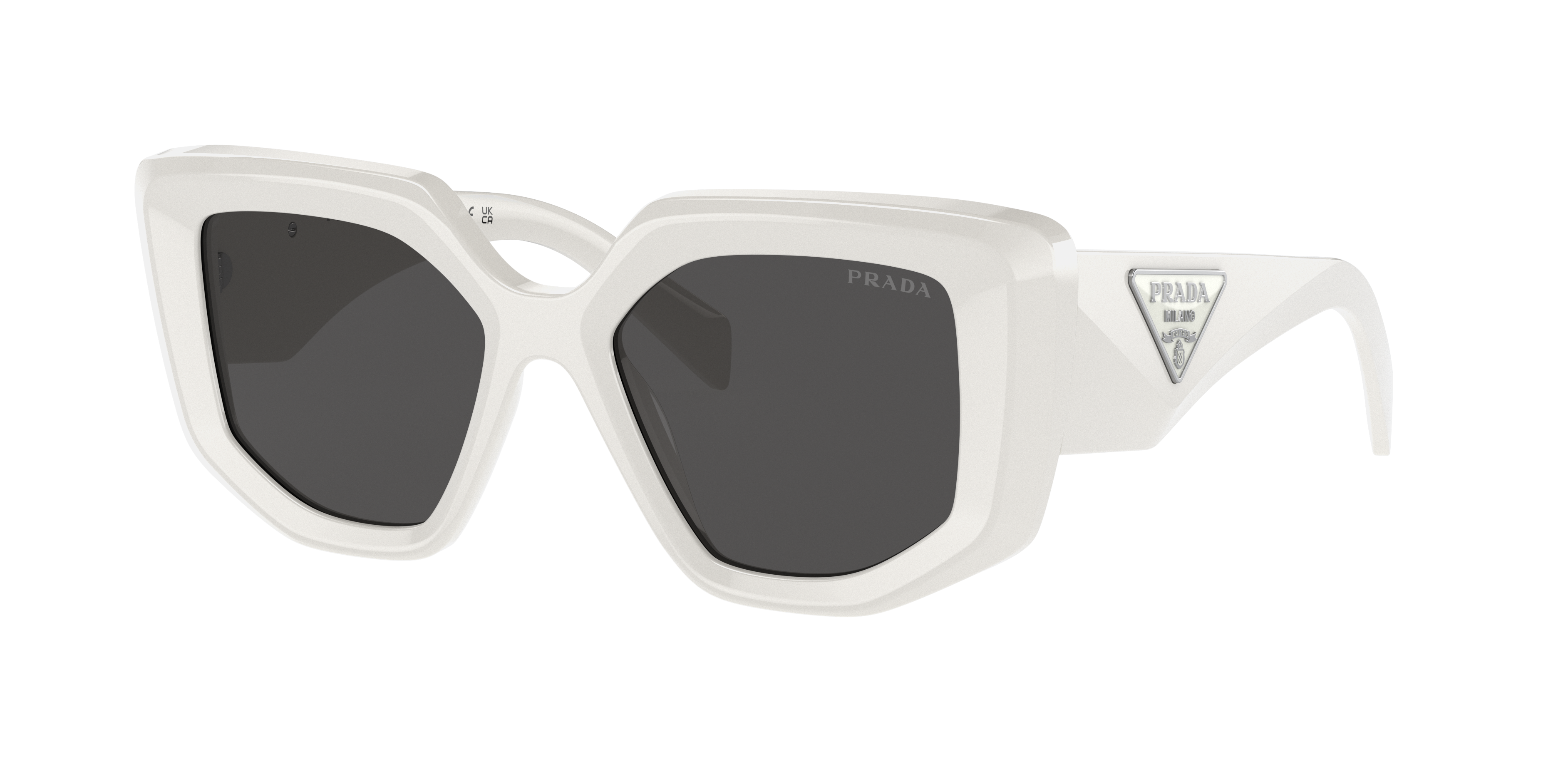Shop Prada Woman Sunglasses Pr 14zs In Dark Grey