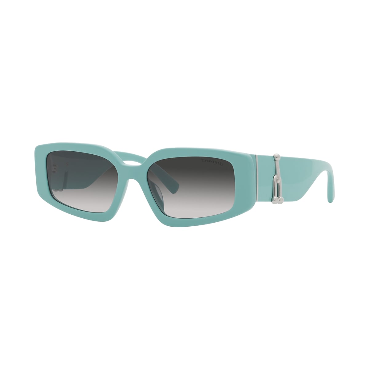 TIFFANY & CO. TF4208U Steve Mcqueen Tiffany Blue - Women Luxury Sunglasses,  Grey Gradient Lens