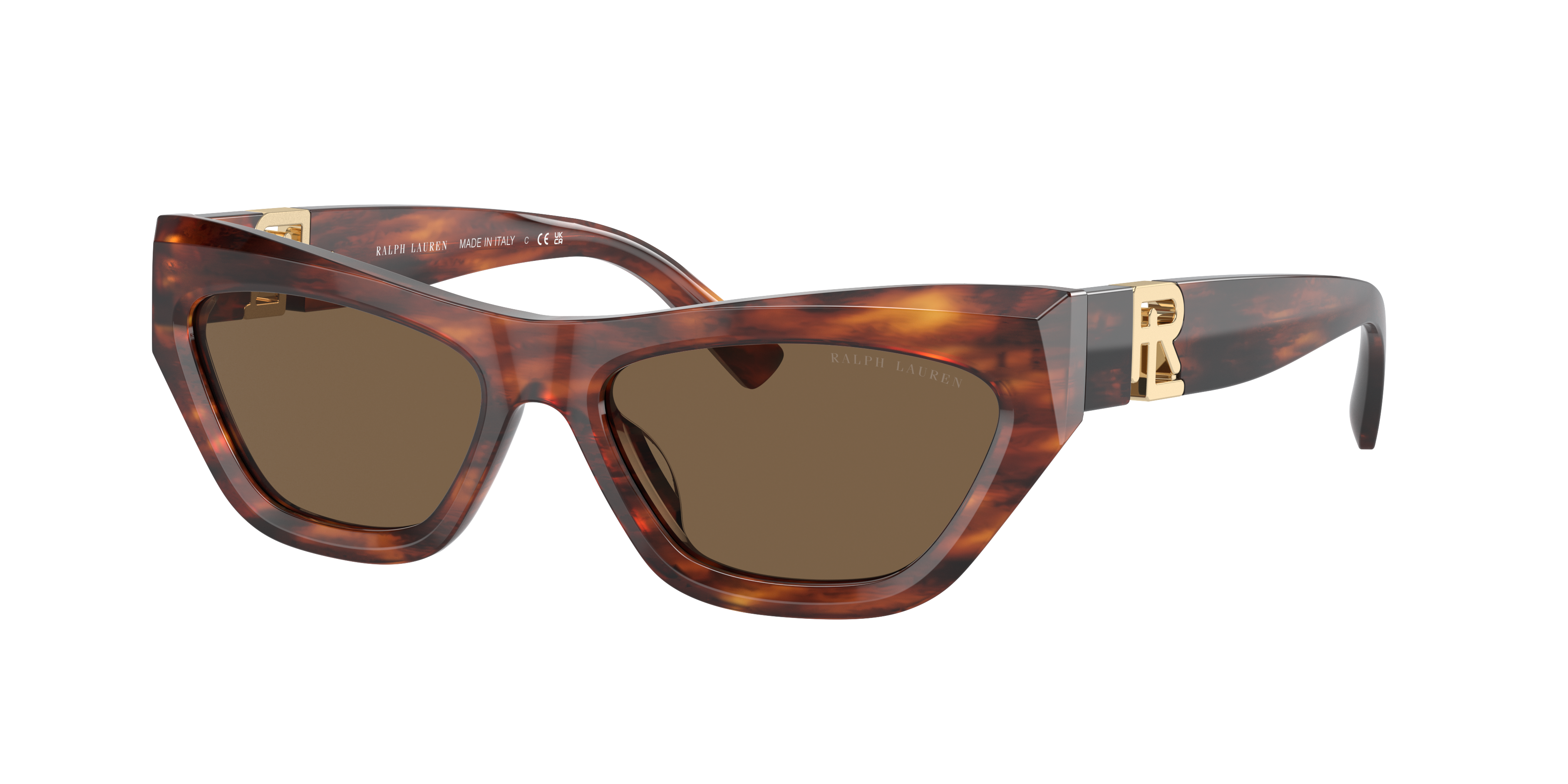 Shop Ralph Lauren Woman Sunglass Rl8218u The Kiera In Brown