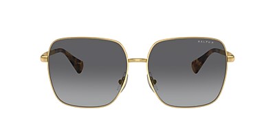 Ralph RA4142 59 Grey Gradient Polarized & Shiny Gold Polarized