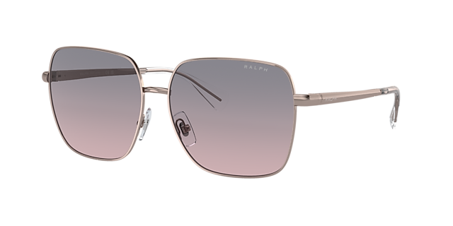 Ralph RA4142 59 Grey Gradient Polarized & Shiny Gold Polarized Sunglasses