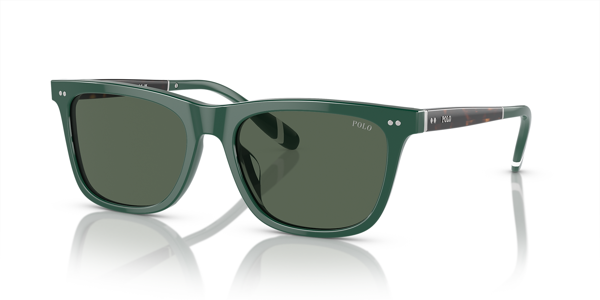 Polo Ralph Lauren PH4205U 56 Green & Shiny Green Sunglasses Sunglass
