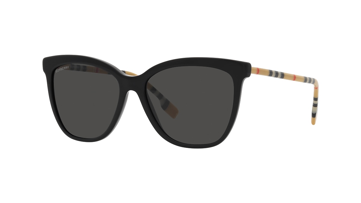 サングラス Burberry Sunglasses BE4307 30018G Unisex Square Burberry DELILAH BE 4327 Black/Grey Shaded (3001/11