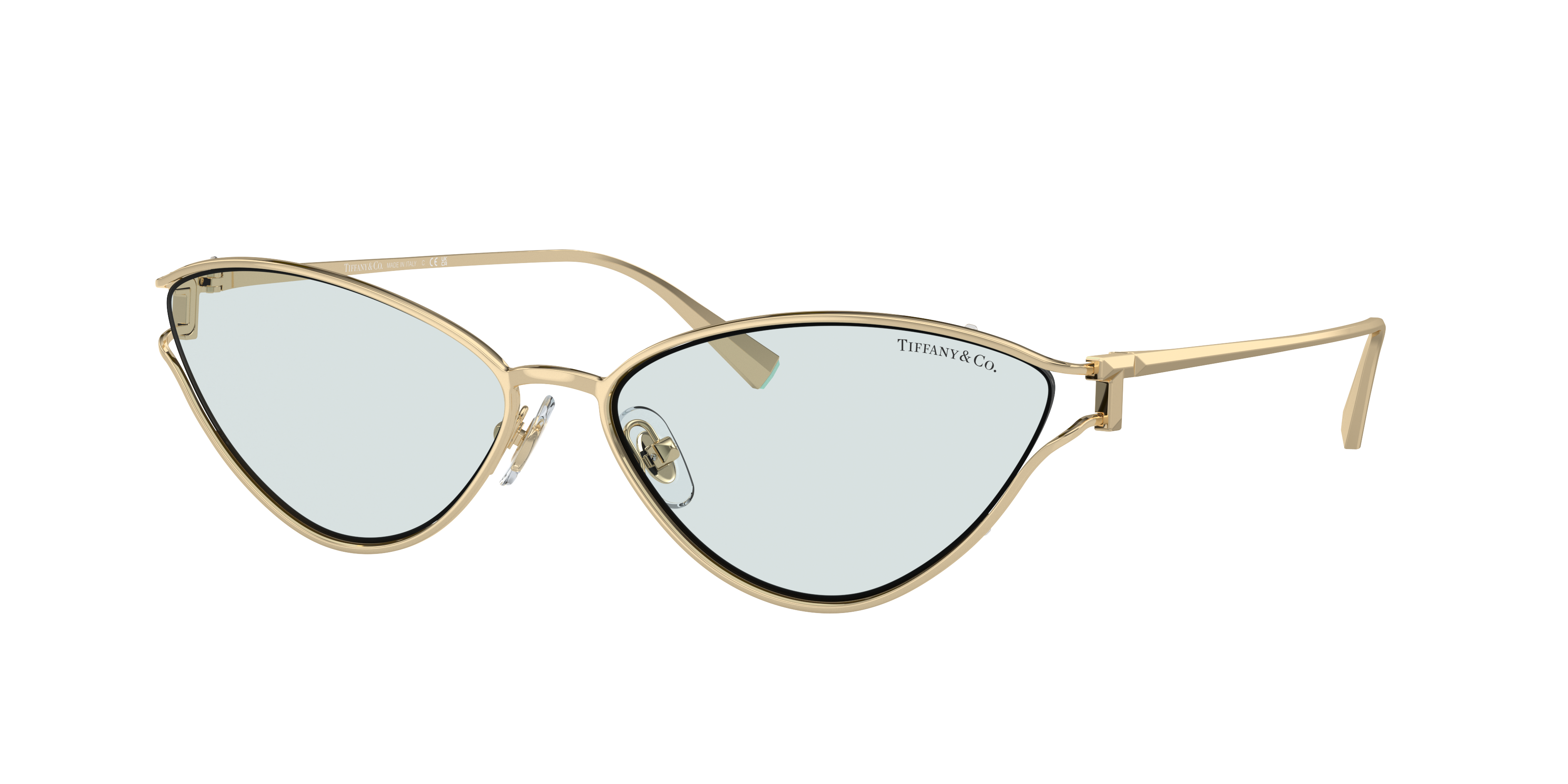 Tiffany & Co. TF3095 61 Photo Azure & Pale Gold Sunglasses 